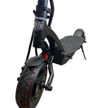 Load image into Gallery viewer, Close up view of the front of the Mantis 40 MPH electric scooter
