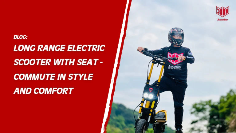 Commute in Style and Comfort: The Perfect Choice of a Long-Range Electric Scooter With Seat