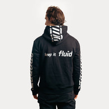 Load image into Gallery viewer, fluid Rider Hoodie - Black
