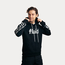 Load image into Gallery viewer, fluid Rider Hoodie - Black
