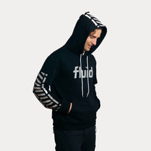 Load image into Gallery viewer, fluid Rider Hoodie - Black
