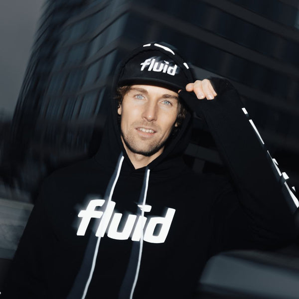 fluid Rider Hoodie - Black