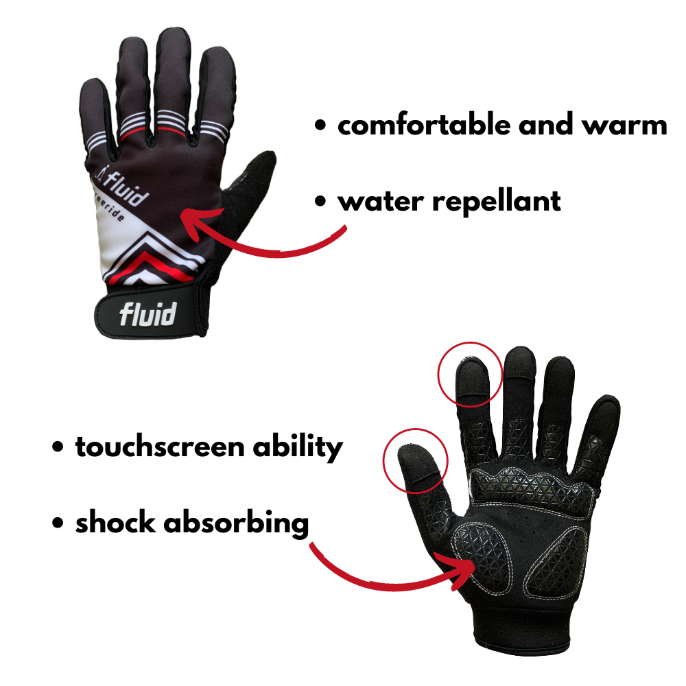 Full Finger Scooting Gloves - fluidfreeride.com