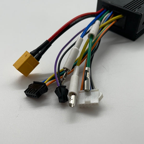Mantis 60V 25A Controller FRONT (B), black, 52v cutoff with hall