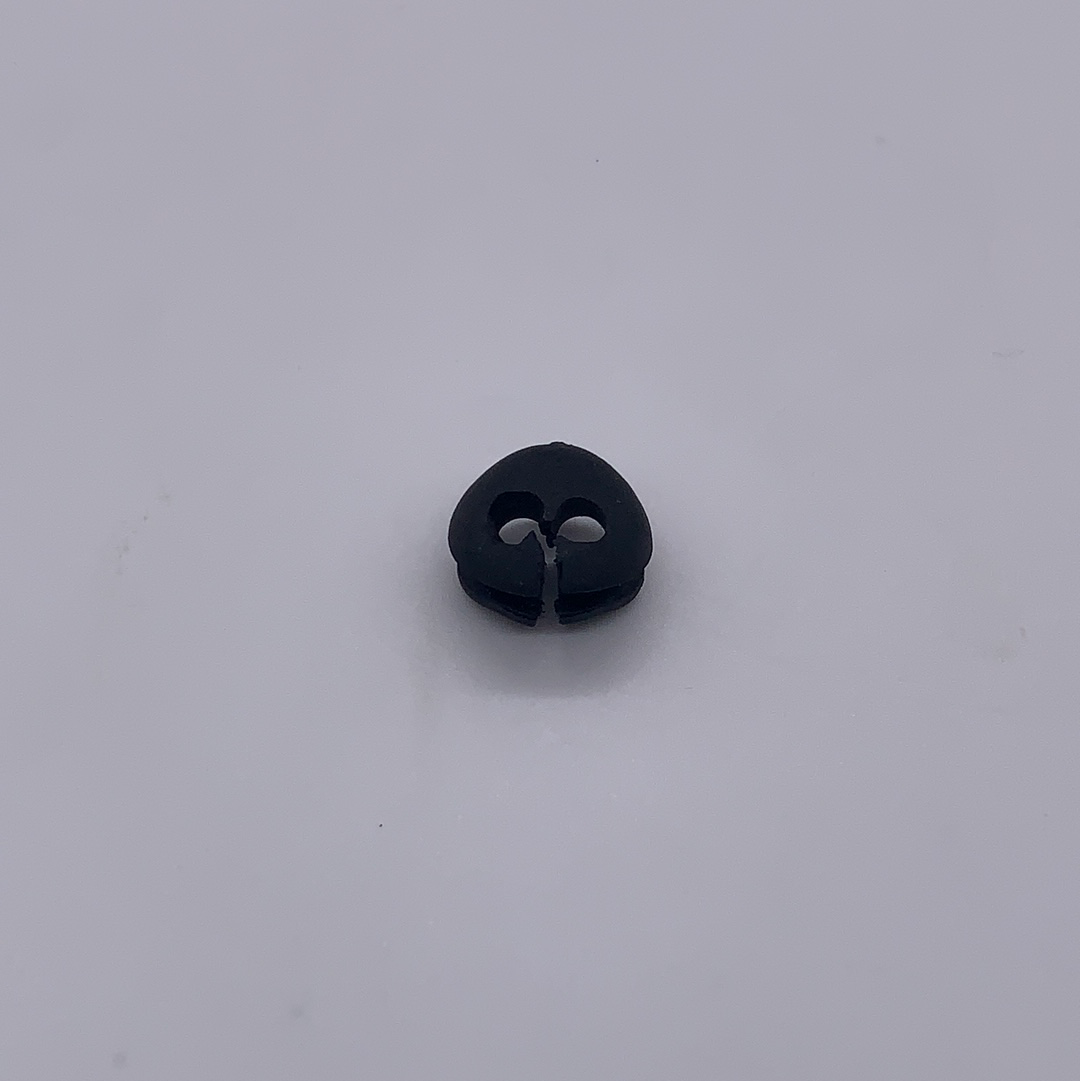 WW round cable rubber plug stem bottom (2 holes)