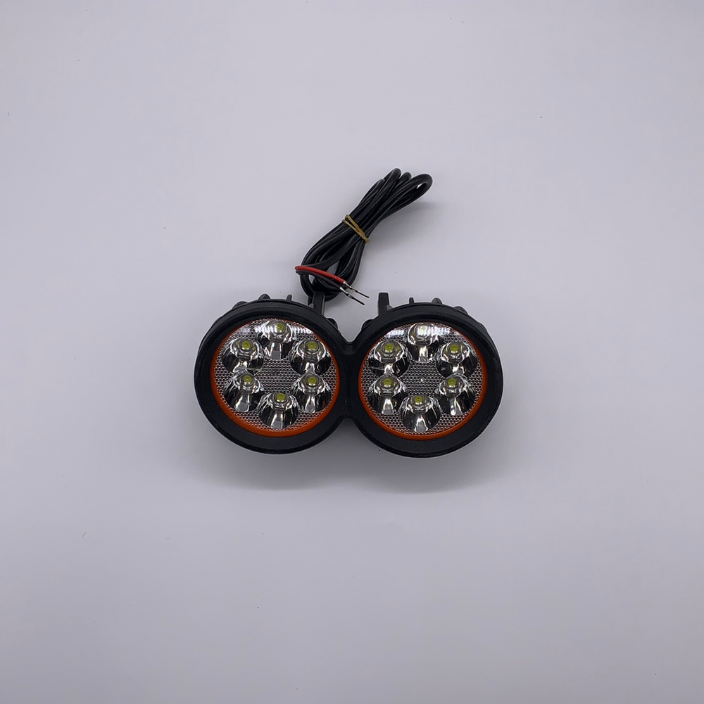 Wolf front headlight