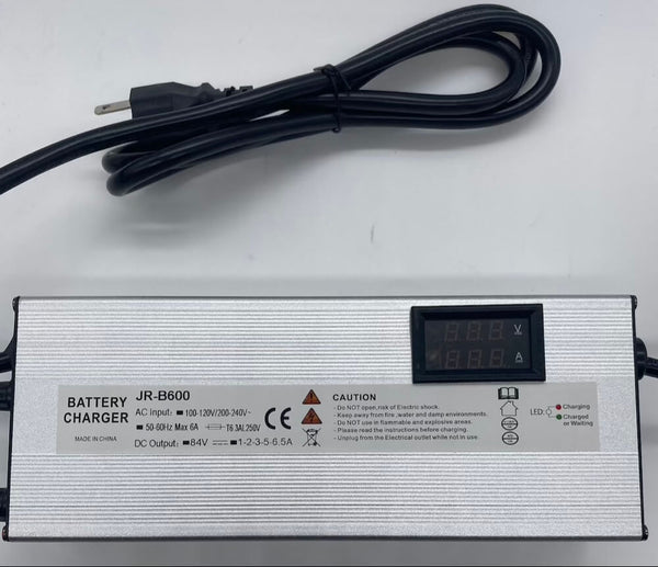 72V 6.5A Fast Charger for BURN-E 2 (2-Pin)